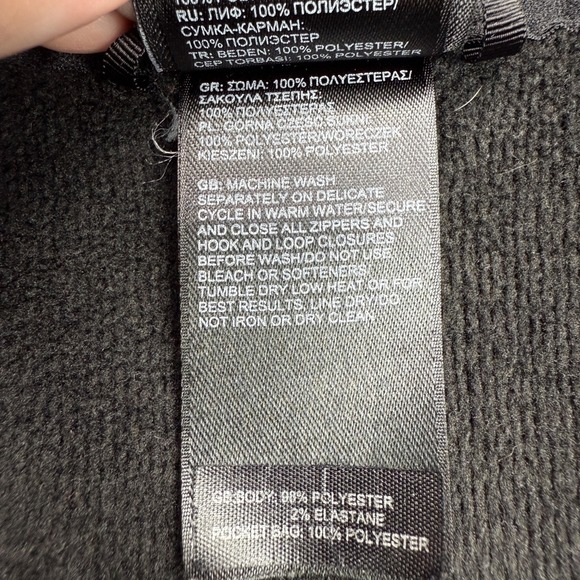 The North Face Womens Medium Arcata Jacket Black Asymmetrical‎ Full Zip - Picture 8 of 11